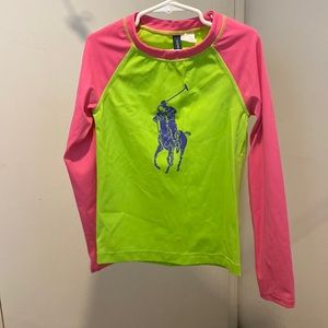 Ralph Lauren girls rash guard